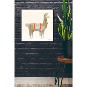 'Festive Llama III' by Danhui Nai, Canvas Wall Art,26 x 26