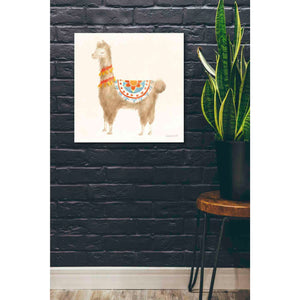 'Festive Llama IV' by Danhui Nai, Canvas Wall Art,26 x 26