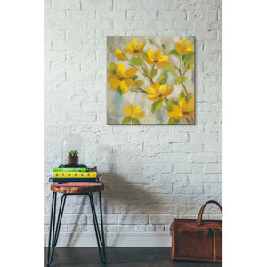 'Golden Bloom I' by Silvia Vassileva, Canvas Wall Art,26 x 26