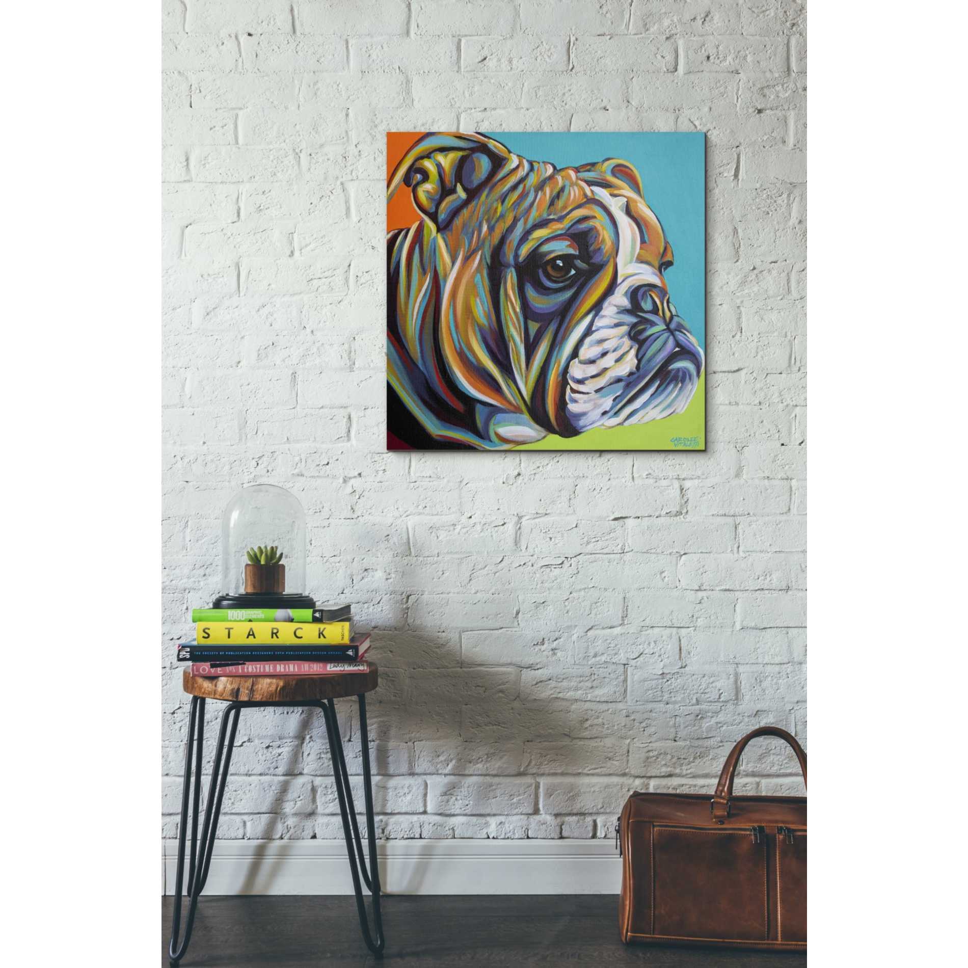 'Dog Friend I' by Carolee Vitaletti, Giclee Canvas Wall Art