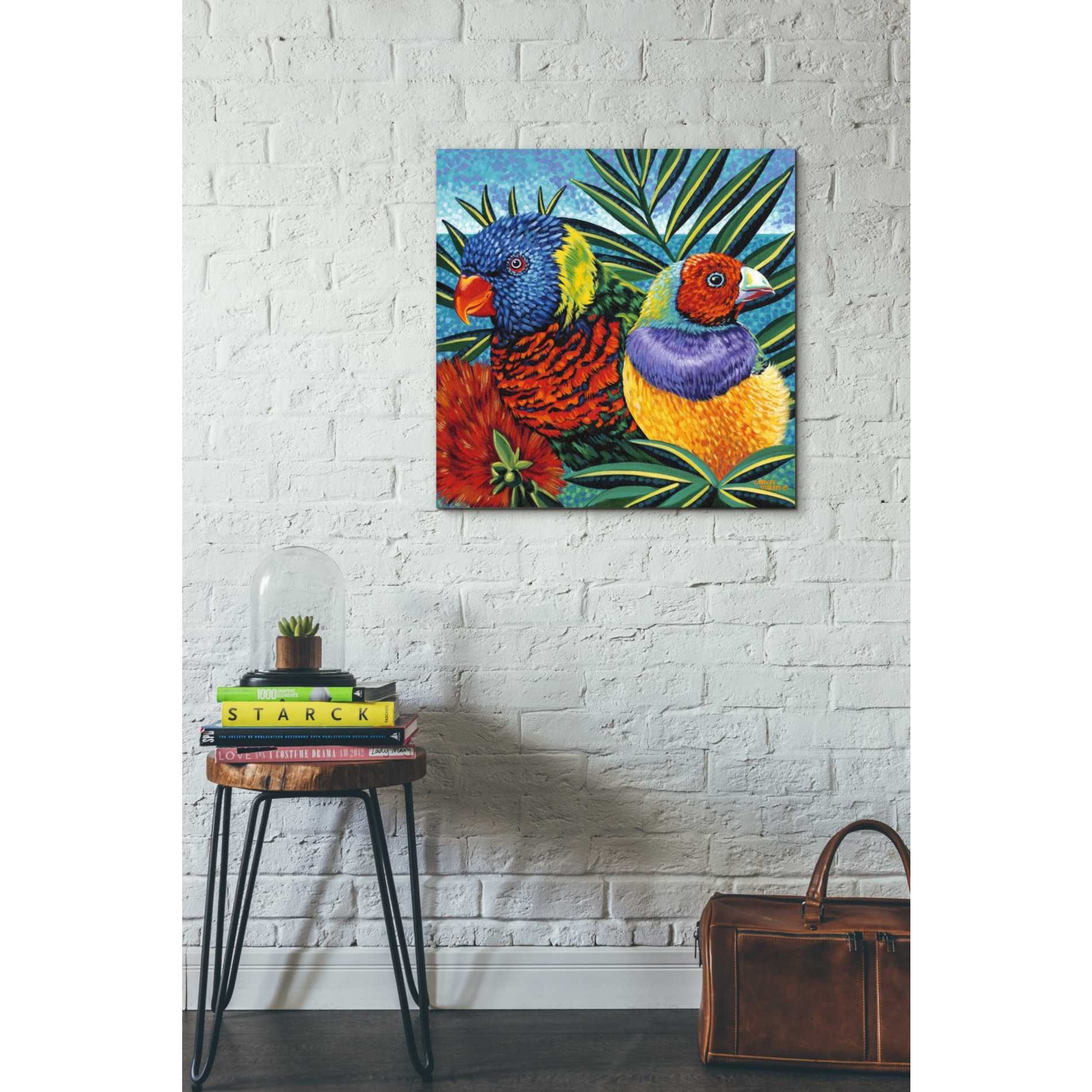 'Birds in Paradise II' by Carolee Vitaletti, Giclee Canvas Wall Art