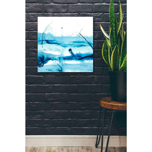 'Blue Currents III' by Ethan Harper, Canvas Wall Art,26 x 26