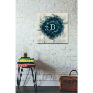 'Bitcoin Era' by Surma and Guillen, Canvas Wall Art,26 x 26