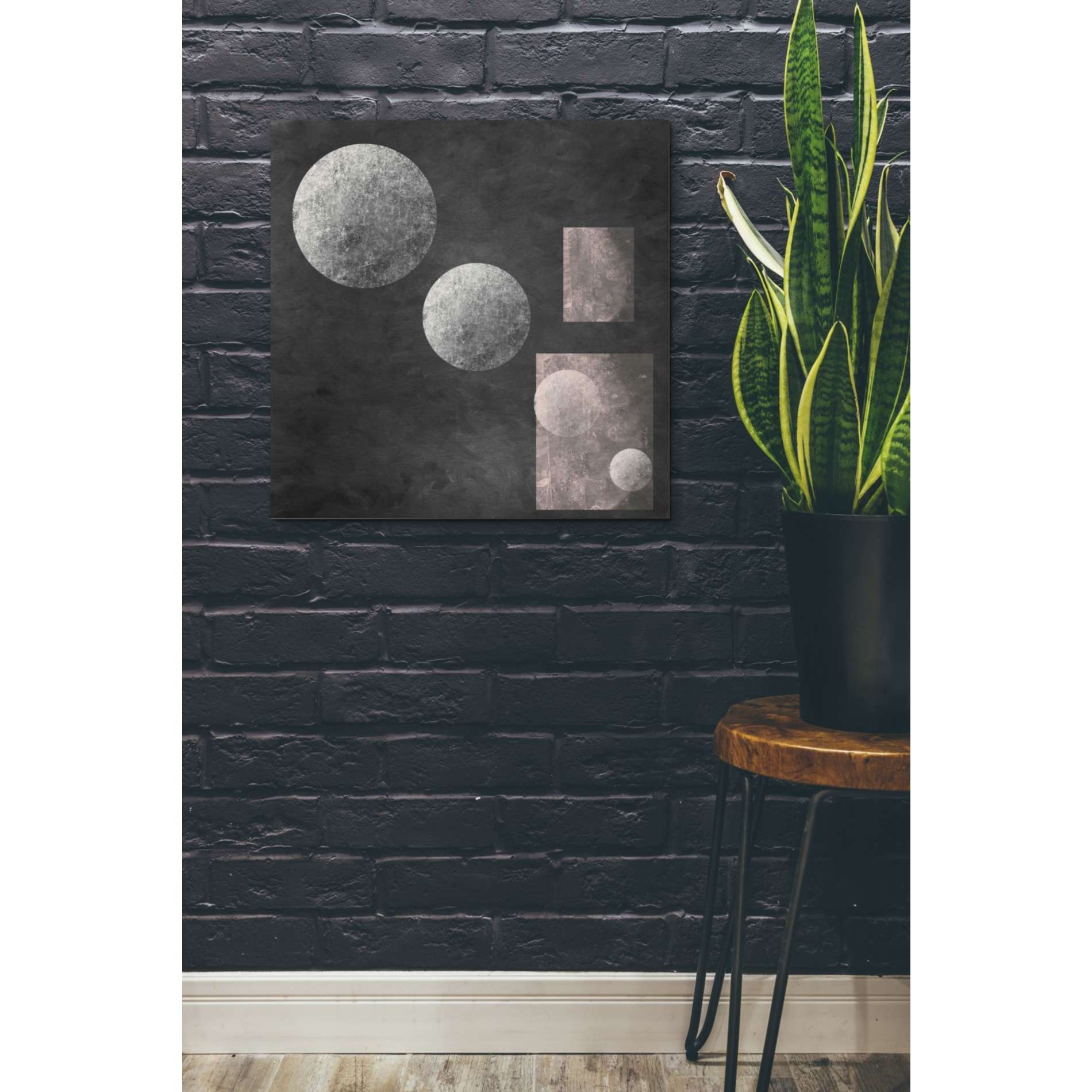 'Geometry MISTERY MOON 19' by Irena Orlov, Canvas Wall Art,26 x 26