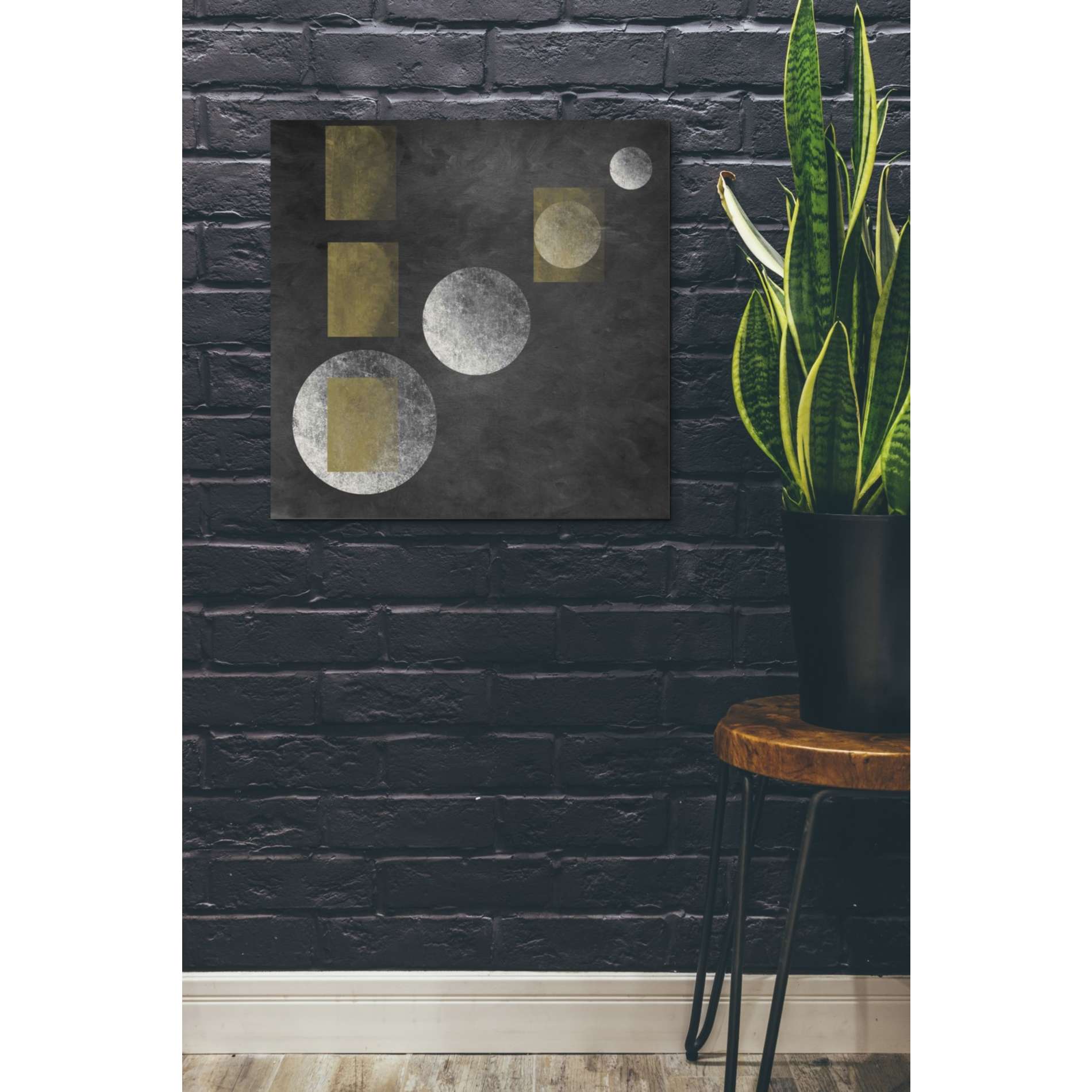 'Geometry MISTERY MOON 18' by Irena Orlov, Canvas Wall Art,26 x 26