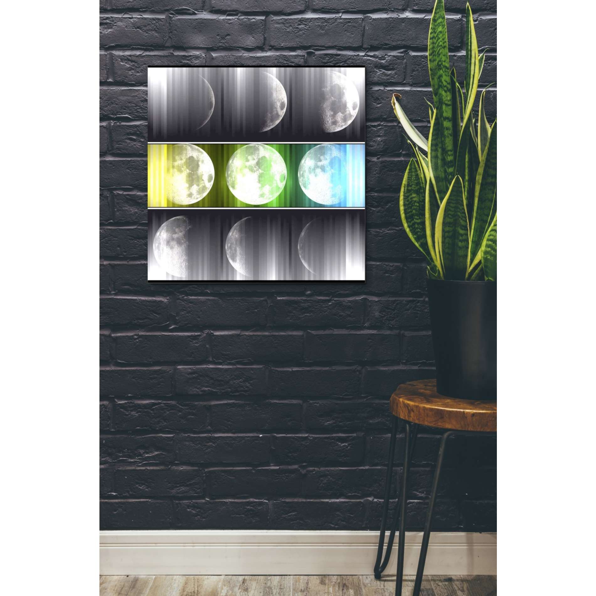 'Moon Phase 2' by Irena Orlov, Canvas Wall Art,26 x 26