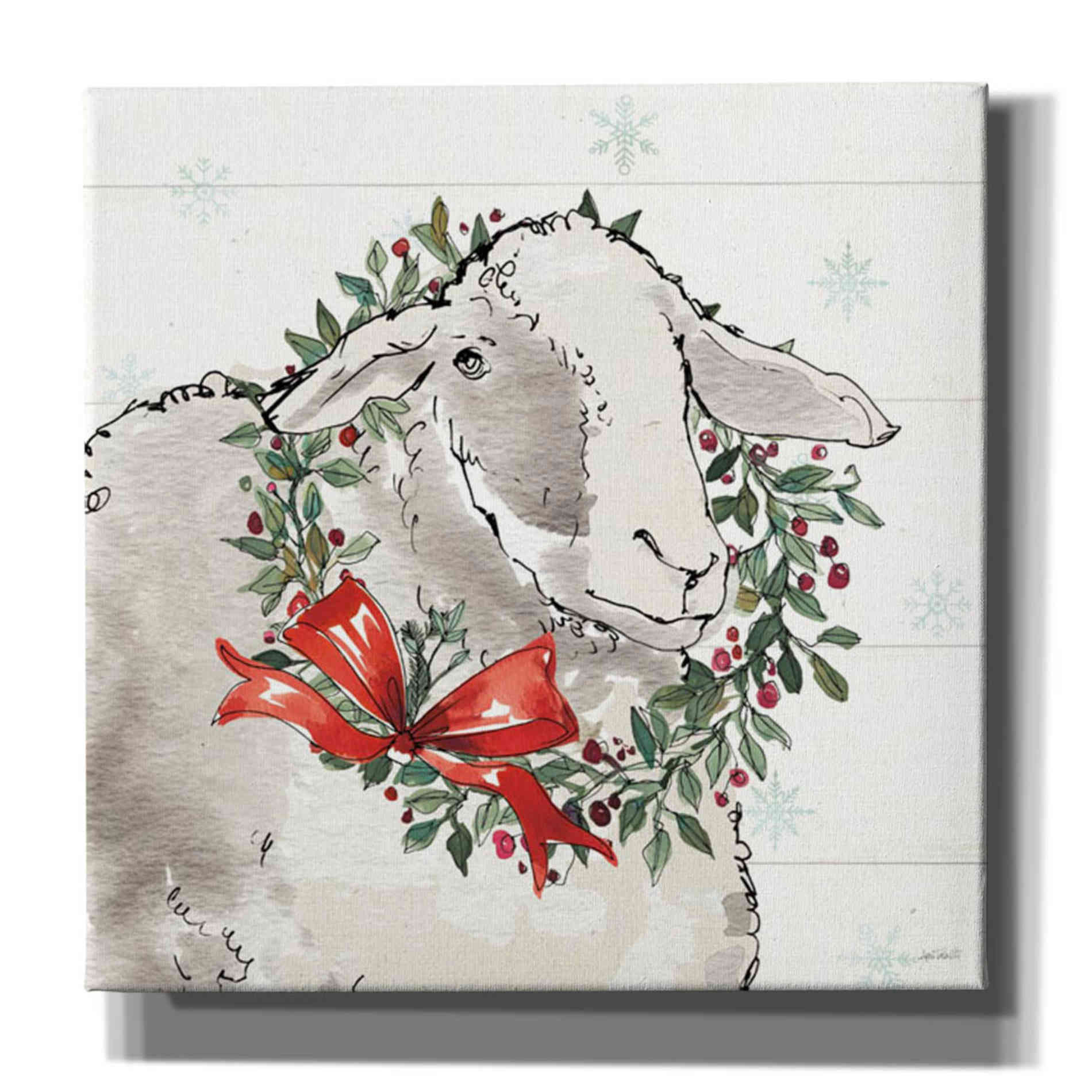 'Modern Farmhouse XIII Christmas' by Anne Tavoletti, Canvas Wall Art,26 x 26