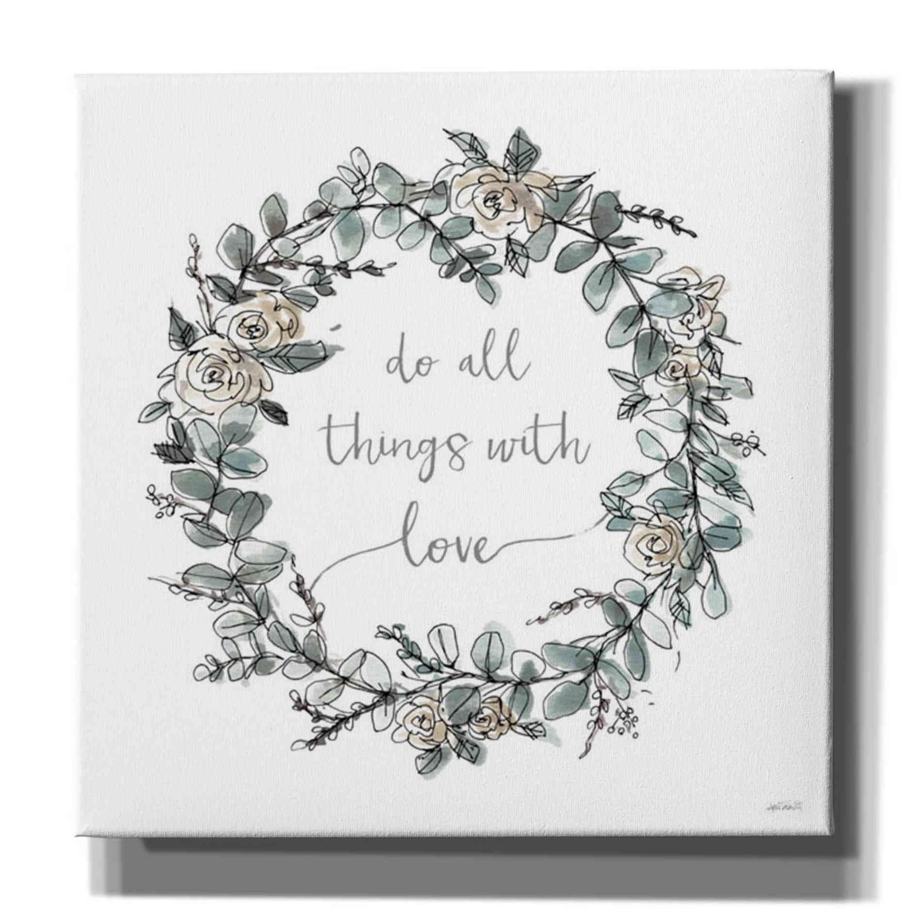 'Modern Farmhouse VI on White' by Anne Tavoletti, Canvas Wall Art,26 x 26