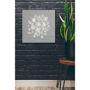 'Flower Bunch on Linen III' by Bluebird Barn, Canvas Wall Art,26 x 26