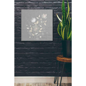 'Flower Bunch on Linen I' by Bluebird Barn, Canvas Wall Art,26 x 26