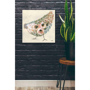 'Astrid the Hen' by Michele Norman, Canvas Wall Art,26 x 26