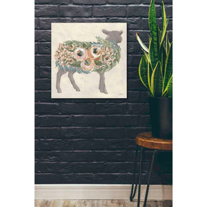 'Audrey the Lamb' by Michele Norman, Canvas Wall Art,26 x 26