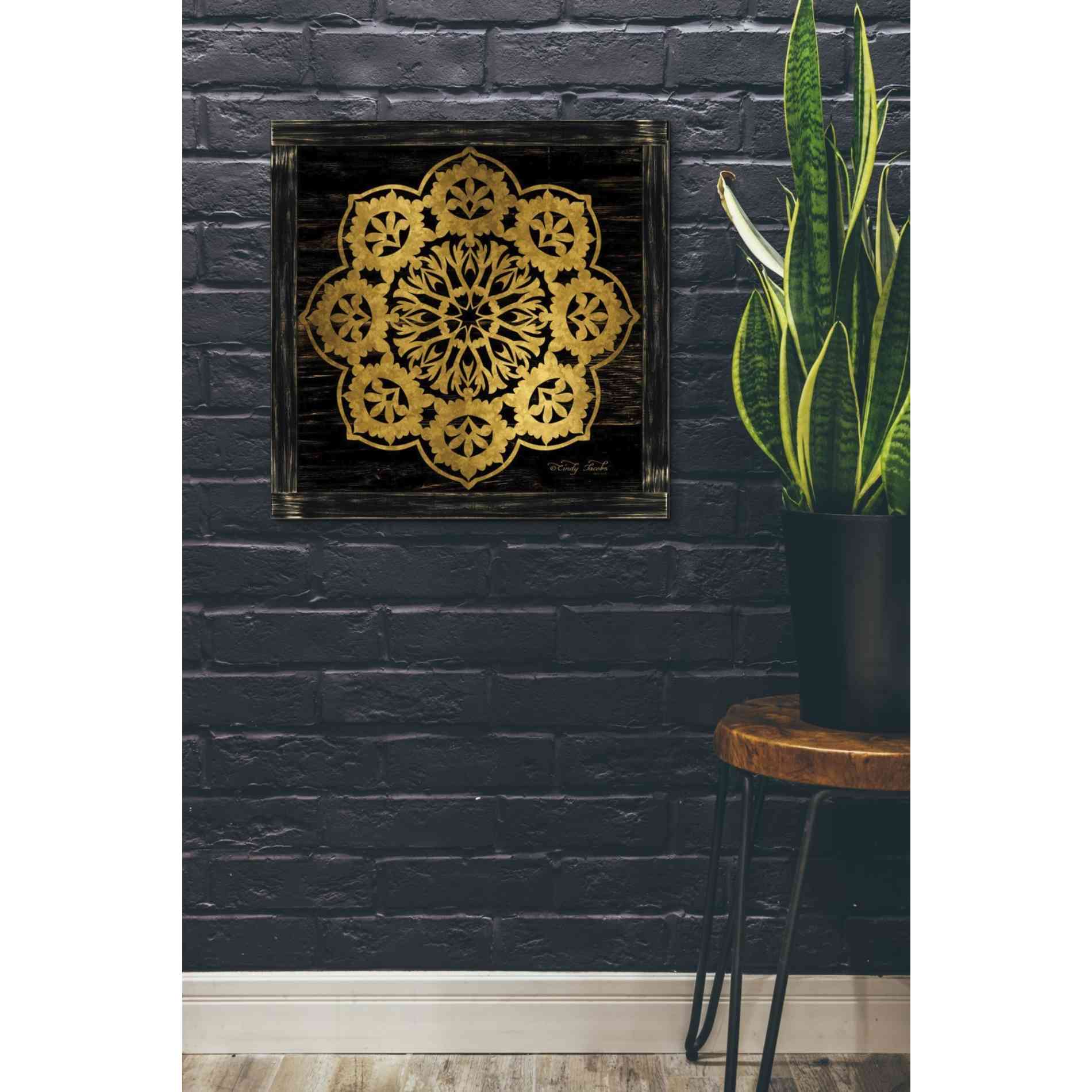 'Gold Mandala I' by Cindy Jacobs, Giclee Canvas Wall Art