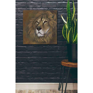 'The King Has Returned' by Britt Hallowell, Canvas Wall Art,26 x 26