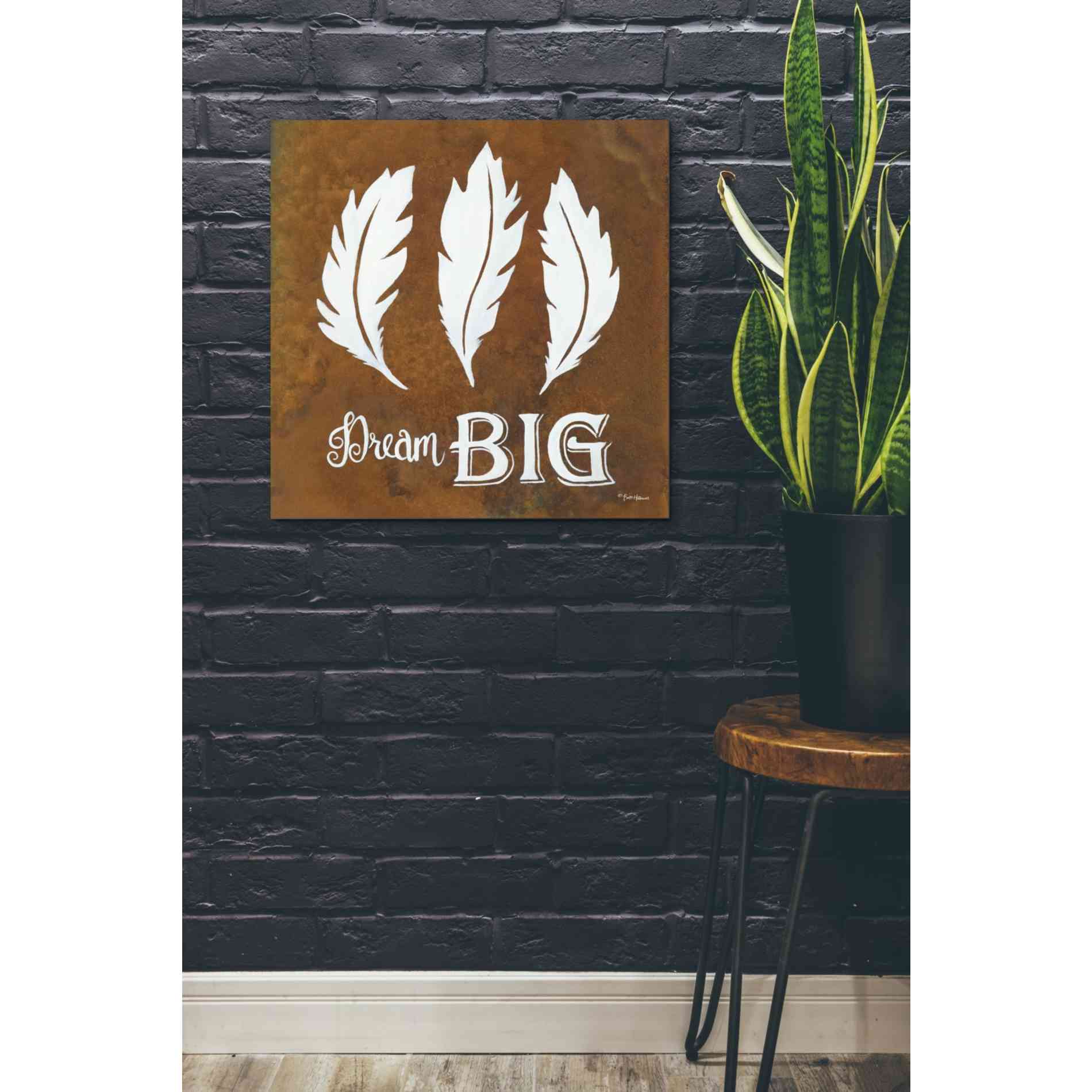 'Dream Big' by Britt Hallowell, Canvas Wall Art,26 x 26