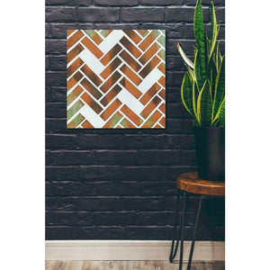 'Herringbone I' by Britt Hallowell, Canvas Wall Art,26 x 26