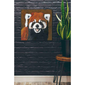 'Red' by Britt Hallowell, Canvas Wall Art,26 x 26