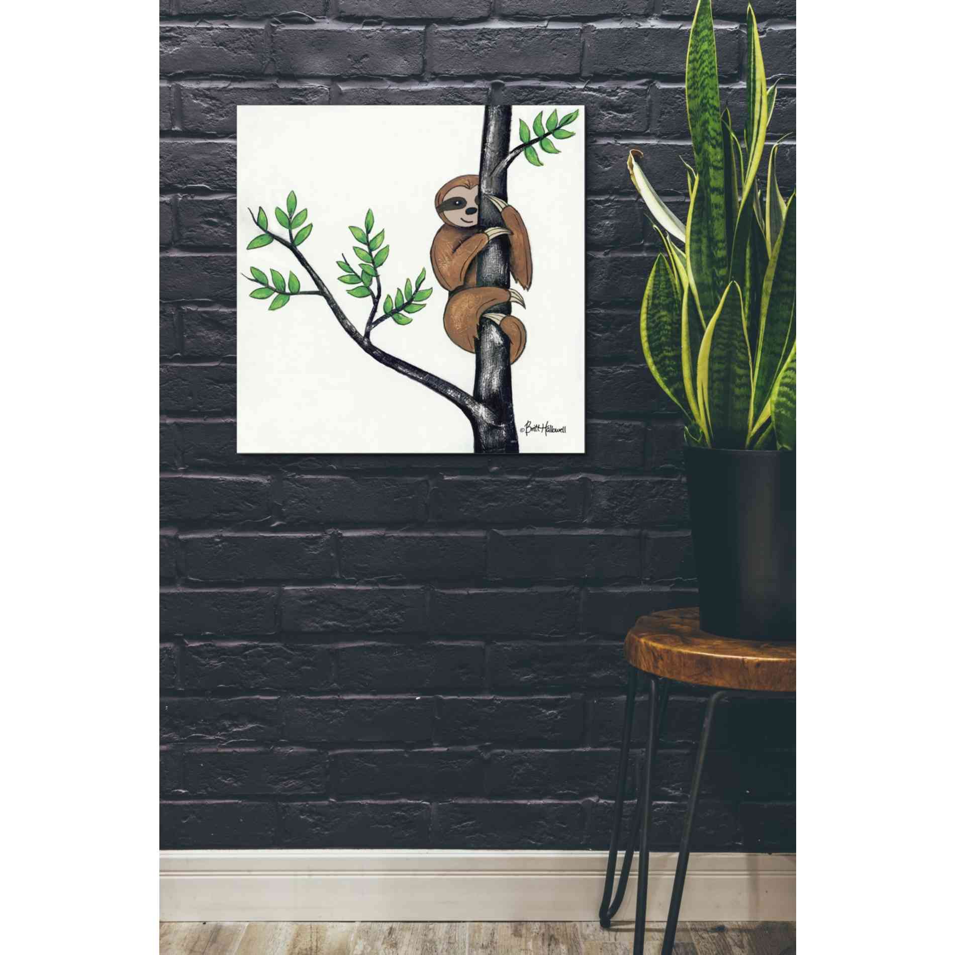 'Slo-Mo Fun I' by Britt Hallowell, Canvas Wall Art,26 x 26