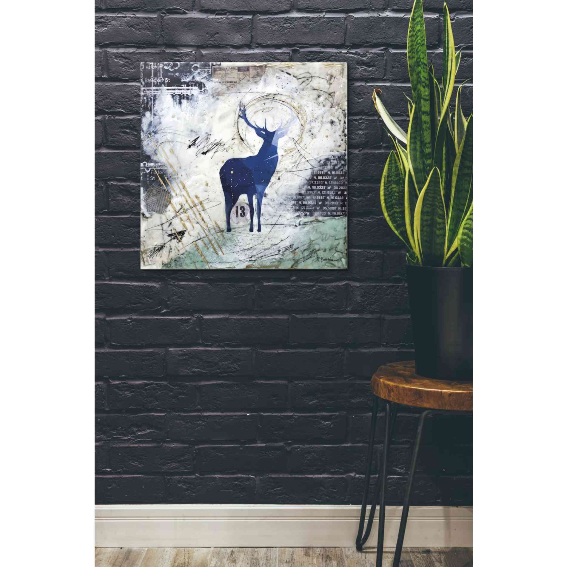 'Wanderer's Spirit' by Britt Hallowell, Canvas Wall Art,26 x 26