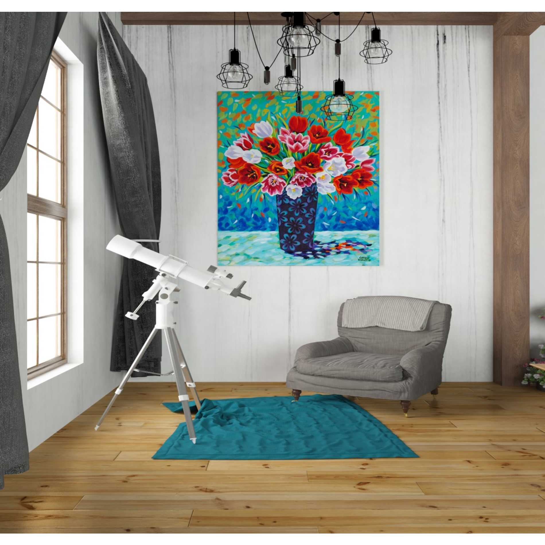 'Bouquet Celebration I' by Carolee Vitaletti, Giclee Canvas Wall Art