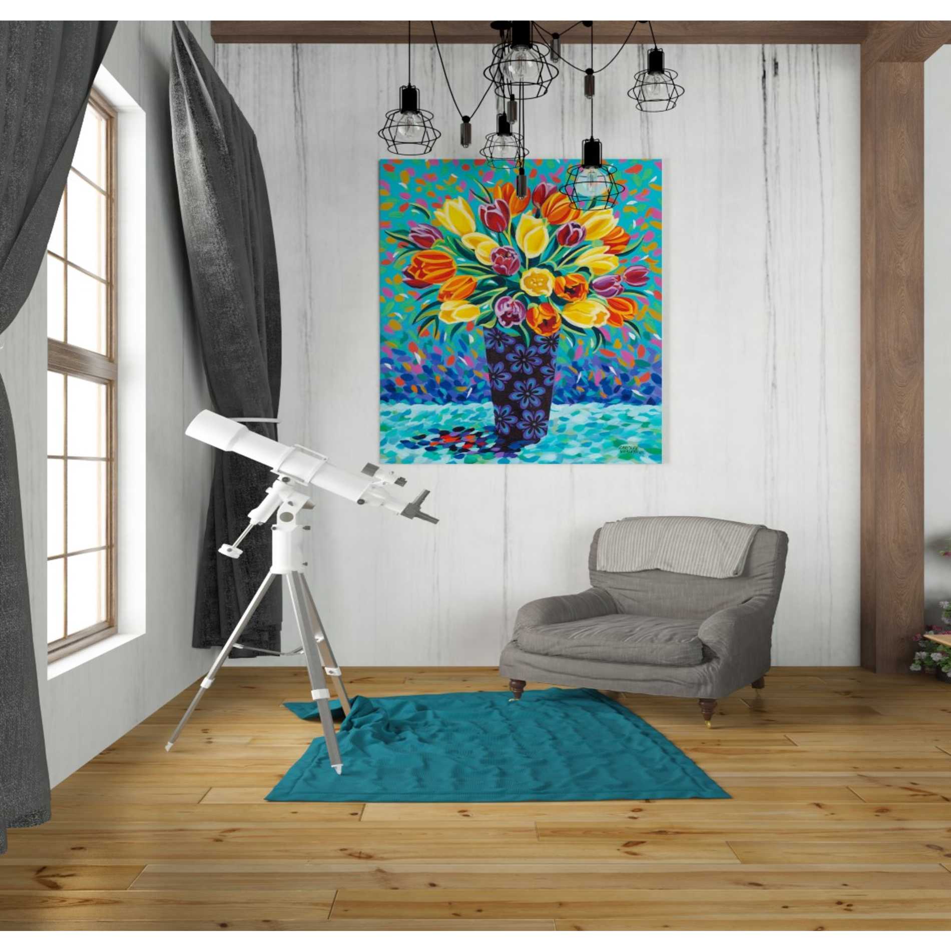 'Bouquet Celebration II' by Carolee Vitaletti, Giclee Canvas Wall Art