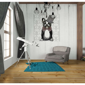 'Monsieur Bulldog' by Fab Funky, Giclee Canvas Wall Art