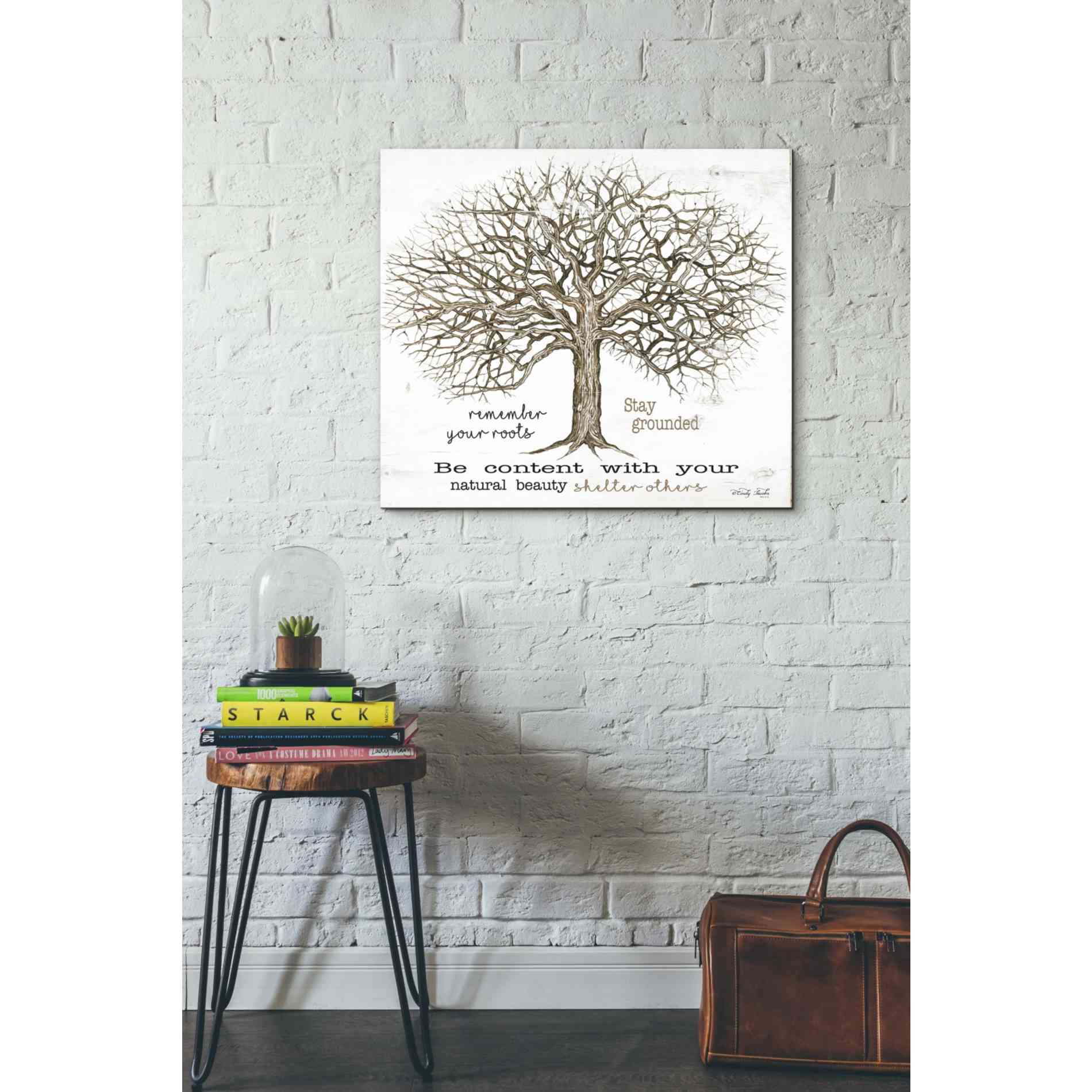 'Remember Our Roots' by Cindy Jacobs, Canvas Wall Art,30 x 26