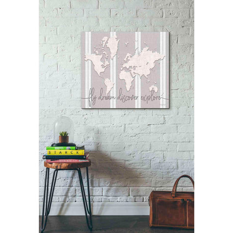 Image of 'Fly Dream Discover Explore' by Cindy Jacobs, Canvas Wall Art,30 x 26