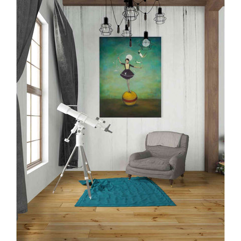 Image of 'Luna's Circle' by Duy Huynh, Giclee Canvas Wall Art