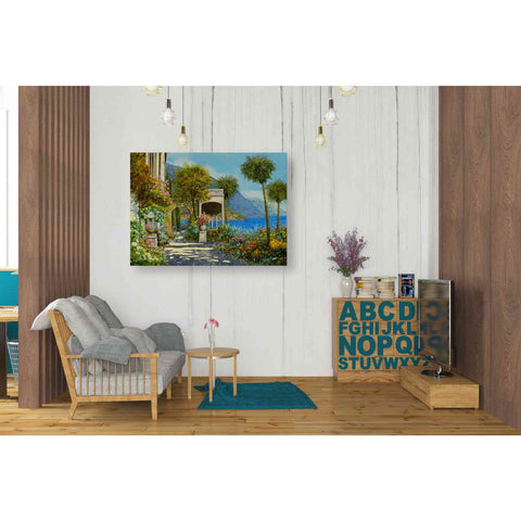 Image of 'Passeggiata al Lago' by Guido Borelli, Giclee Canvas Wall Art
