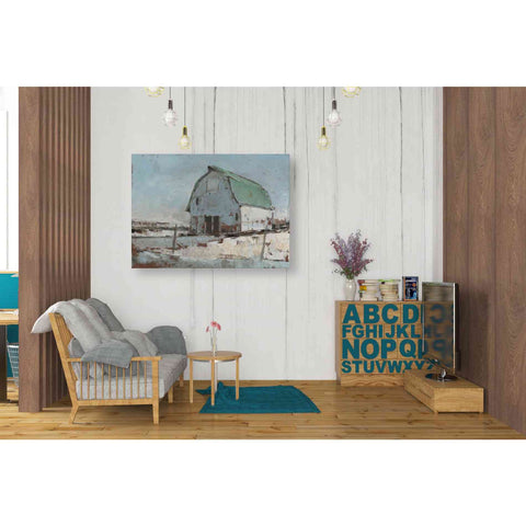 Image of 'Plein Air Barn I' by Ethan Harper Canvas Wall Art,34 x 26