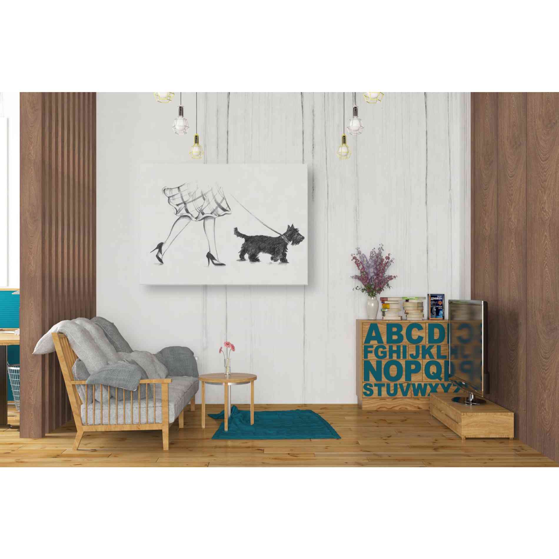 'Perfect Companion II' by Ethan Harper Canvas Wall Art,34 x 26