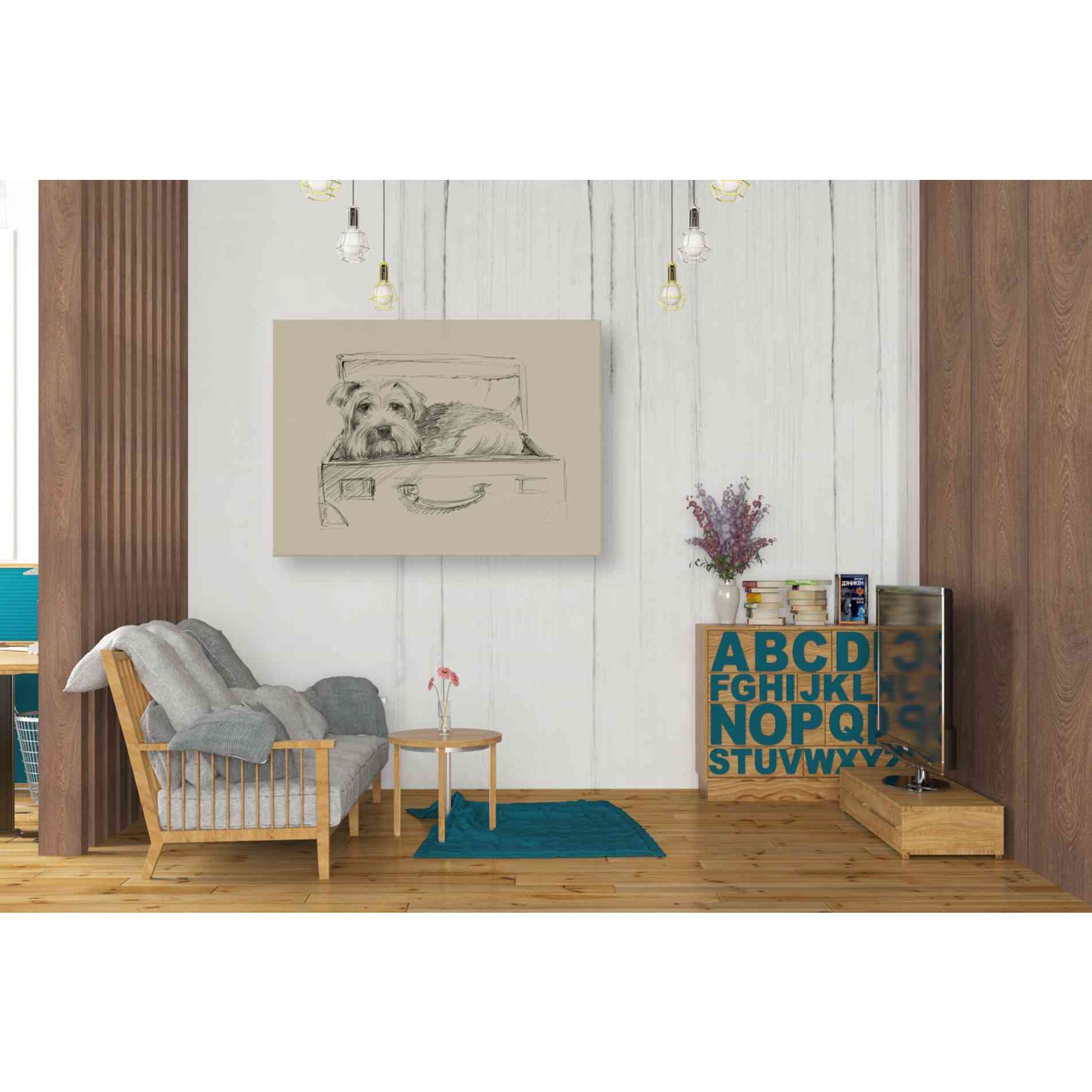 'Stowaway I' by Ethan Harper Canvas Wall Art,34 x 26