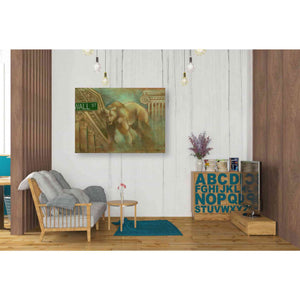 'Bear Market' by Ethan Harper Canvas Wall Art,34 x 26