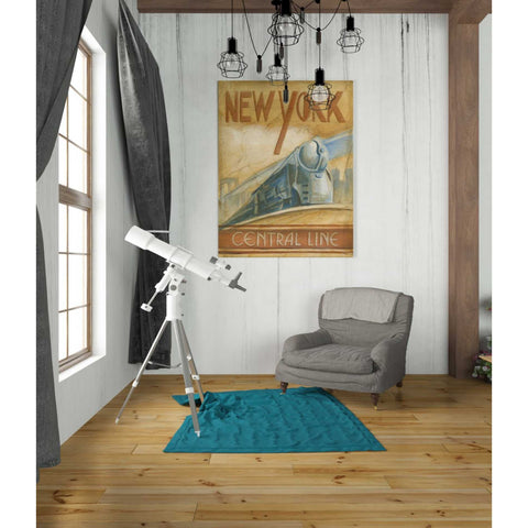 Image of 'New York Central Line' by Ethan Harper Canvas Wall Art,26 x 34