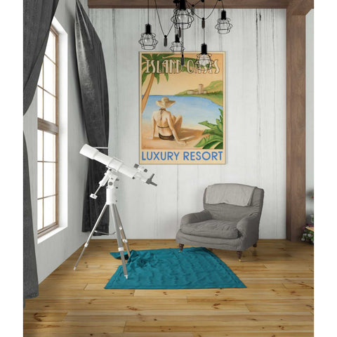 Image of 'Island Oasis' by Ethan Harper Canvas Wall Art,26 x 34