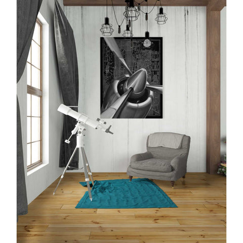 Image of 'Vintage Plane I' by Ethan Harper Canvas Wall Art,26 x 34