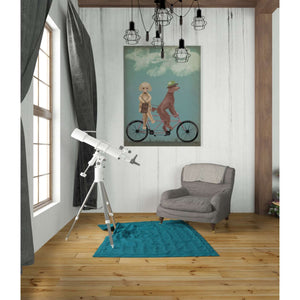'Poodle Tandem,' by Fab Funky, Giclee Canvas Wall Art
