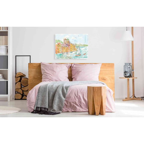 Image of 'Portofino II' by Anne Tavoletti, Canvas Wall Art,34 x 26