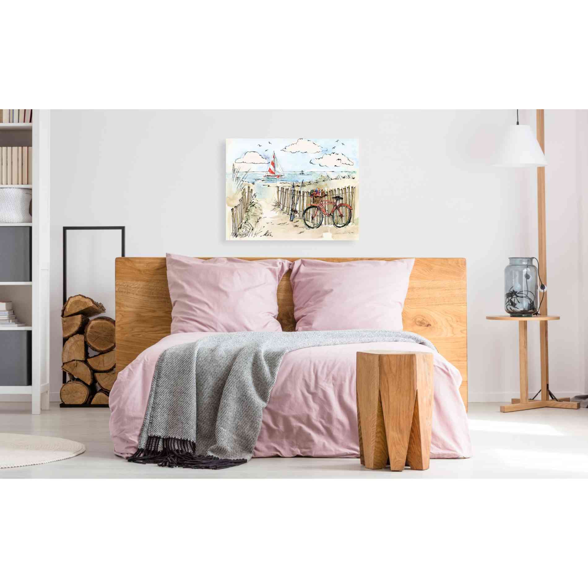 'Coastal Catch VI' by Anne Tavoletti, Canvas Wall Art,34 x 26