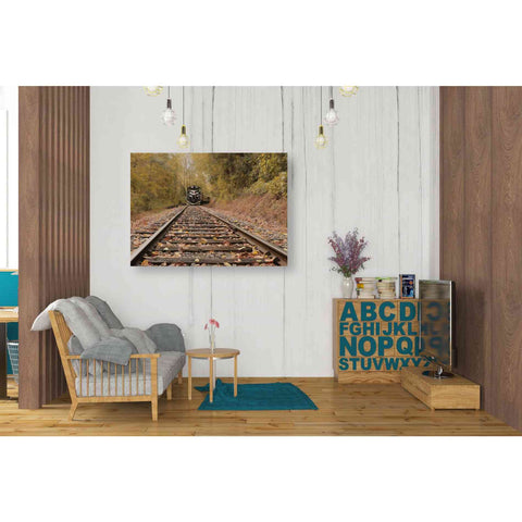 Image of 'Great Smoky Mountains Railroad' by Lori Deiter, Canvas Wall Art,34 x 26
