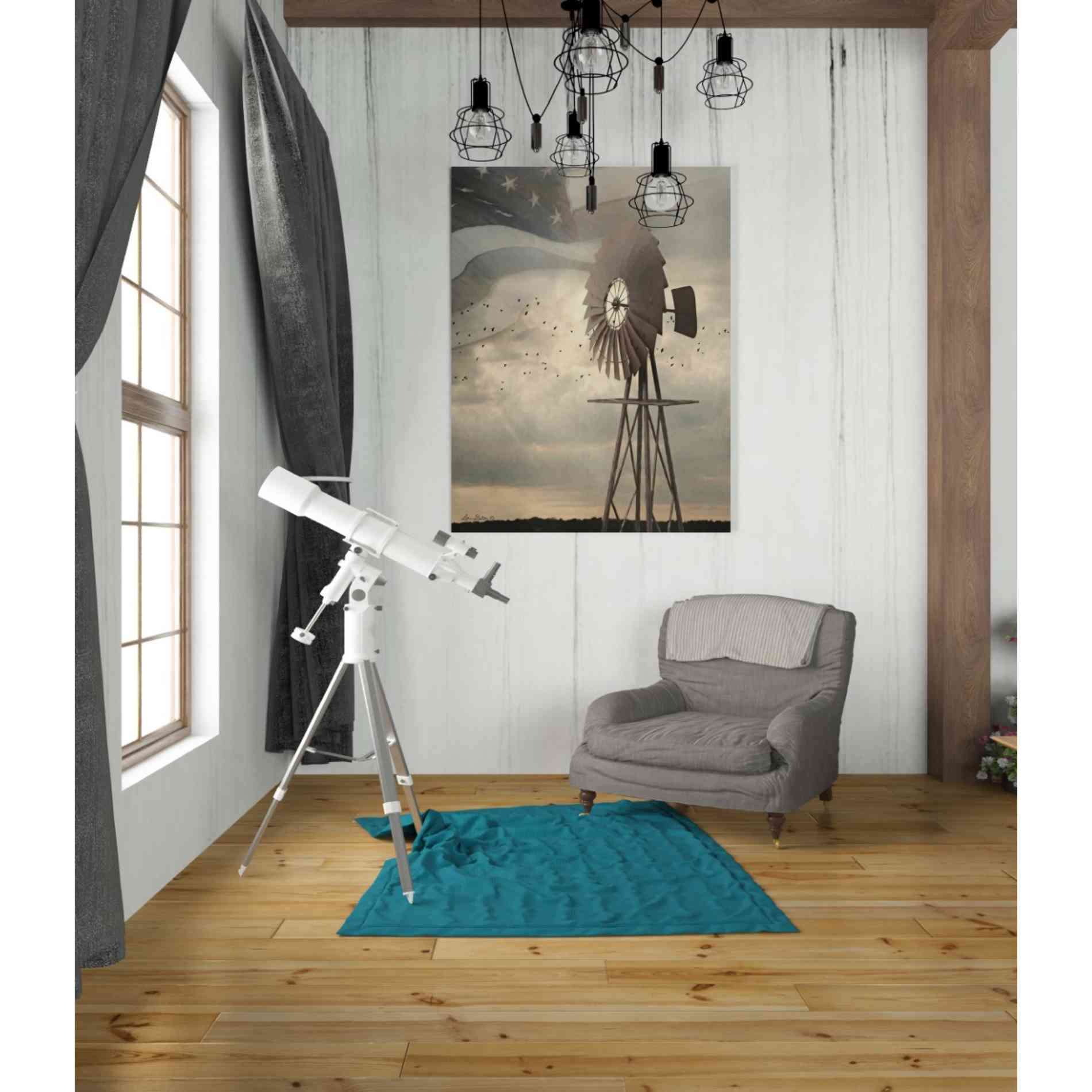 'Land That I Love Windmill I' by Lori Deiter, Canvas Wall Art,26 x 34