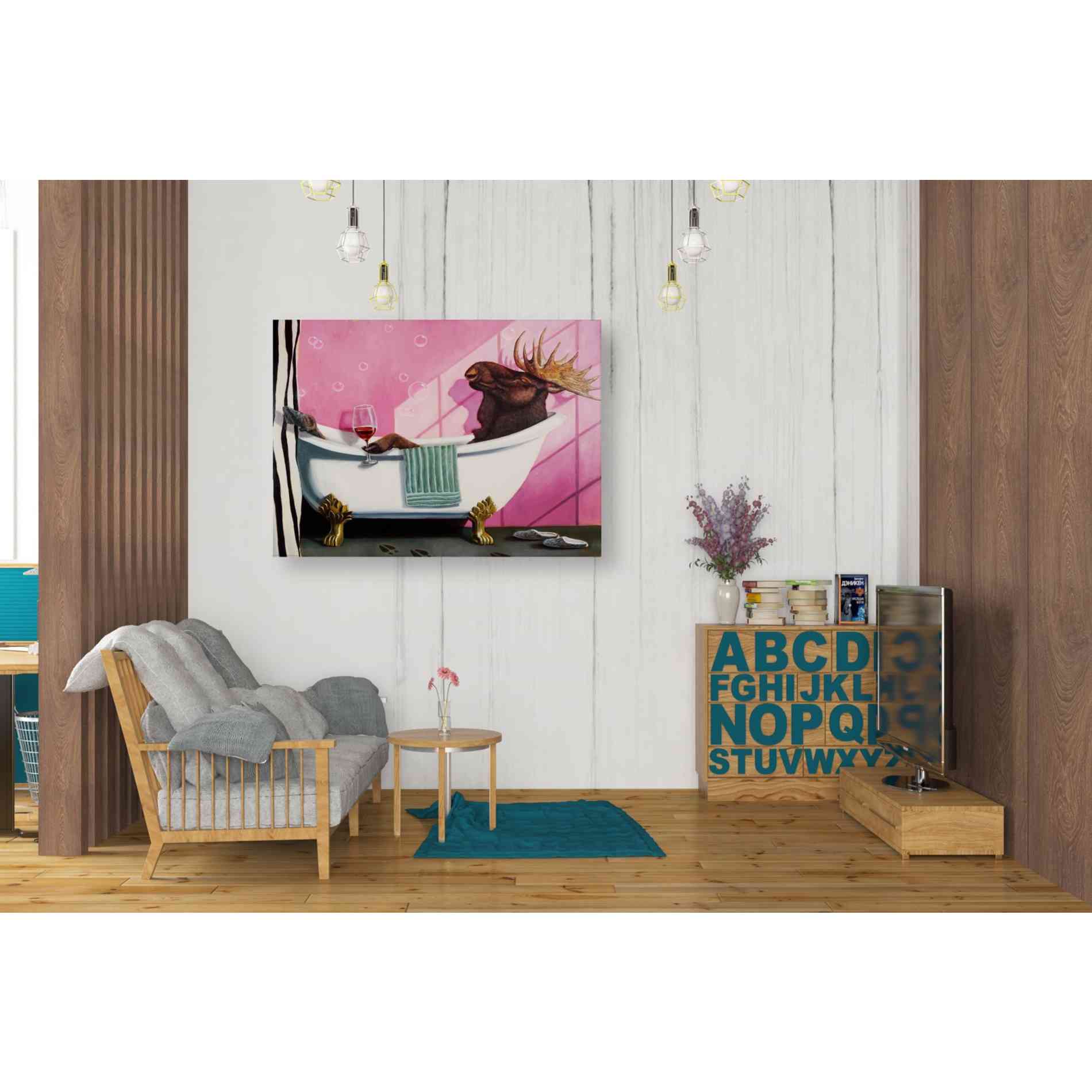 'Retirement' by Lucia Heffernan, Canvas Wall Art,34 x 26