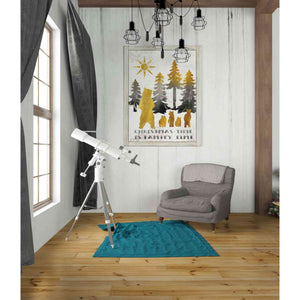 'Christmas Time is Family Time Bear Family' by Cindy Jacobs, Canvas Wall Art,26 x 34