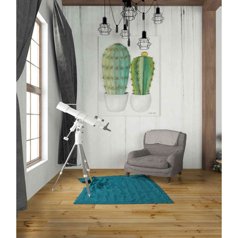 Image of 'Cactus Love' by Cindy Jacobs, Canvas Wall Art,26 x 34