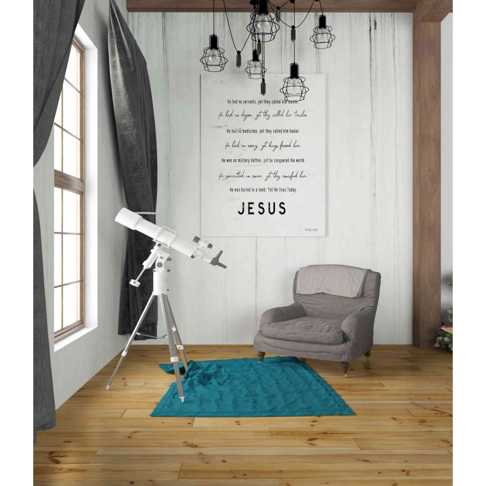 'Jesus' by Cindy Jacobs, Canvas Wall Art,26 x 34