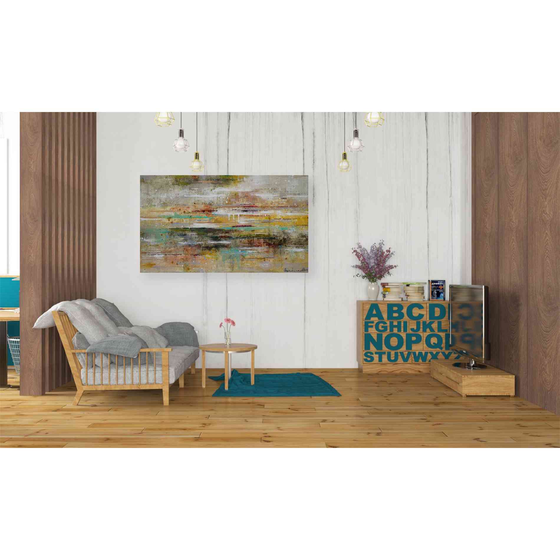 'Oasis Reflection' by Ingeborg Herckenrath, Giclee Canvas Wall Art