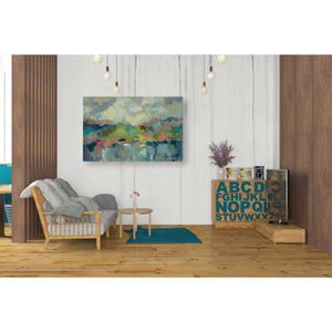 "Abstract Lakeside" by Silvia Vassileva, Canvas Wall Art,40 x 26