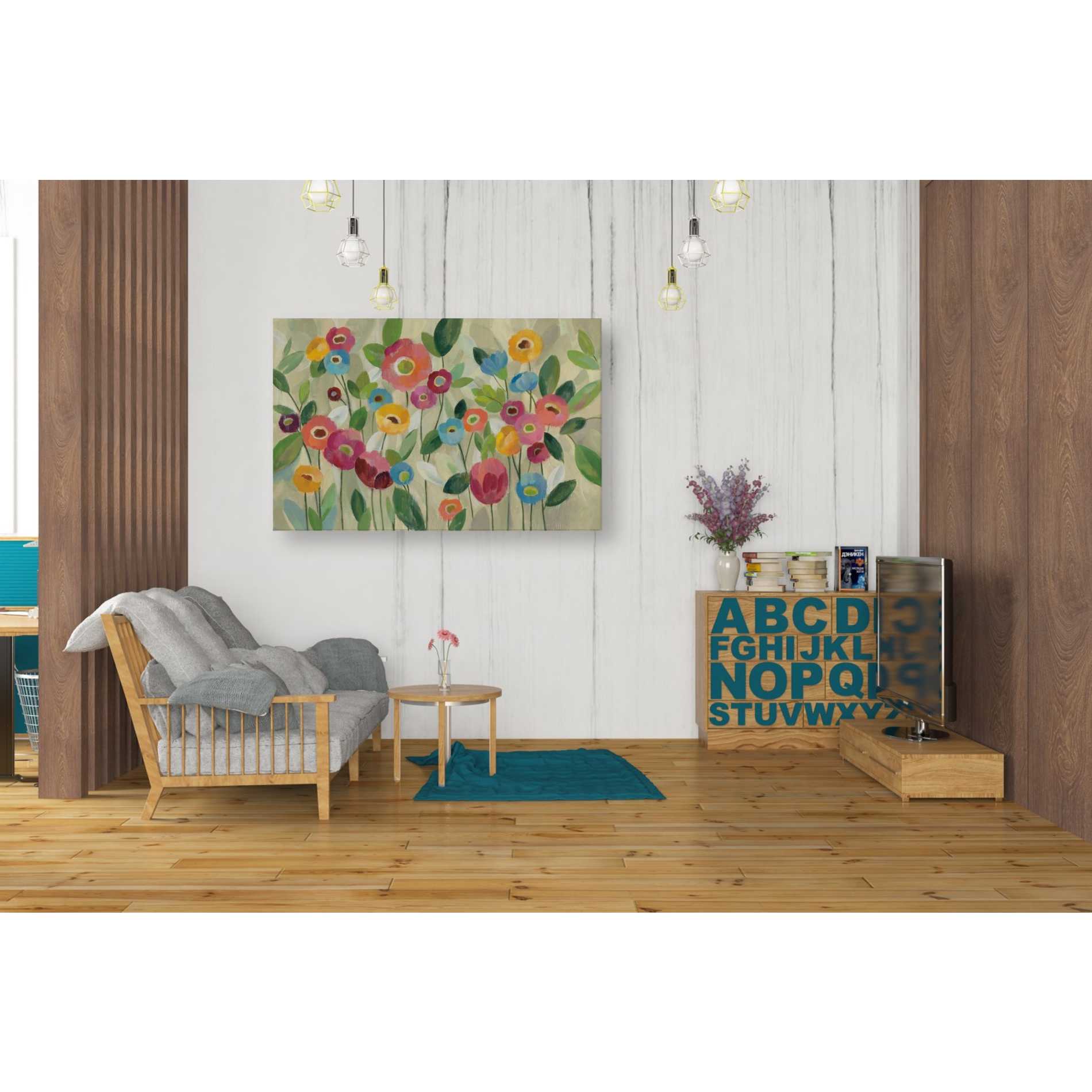 'Fairy Tale Flowers V' by Silvia Vassileva, Canvas Wall Art,40 x 26