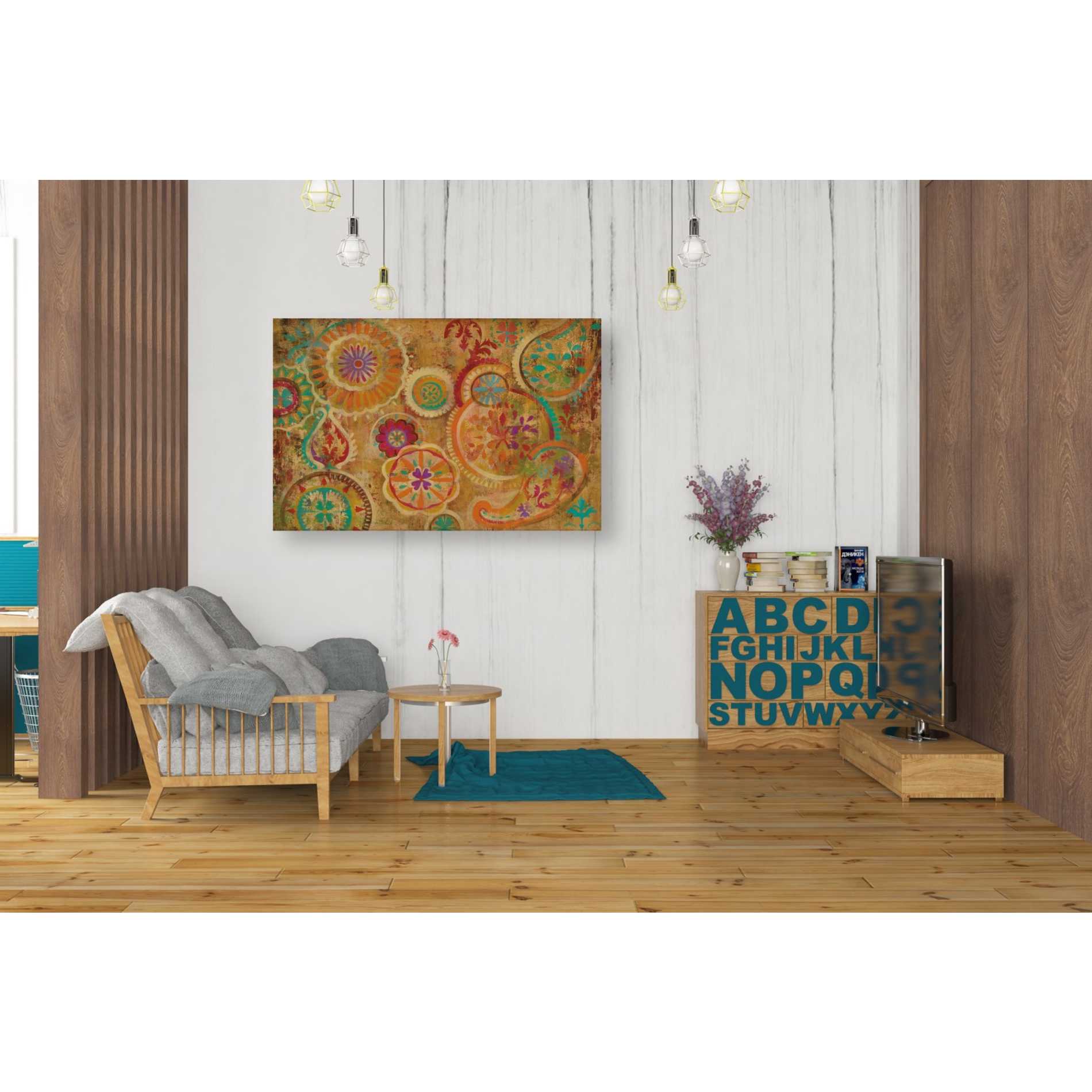 "Contemporary Paisley" by Silvia Vassileva, Canvas Wall Art,40 x 26